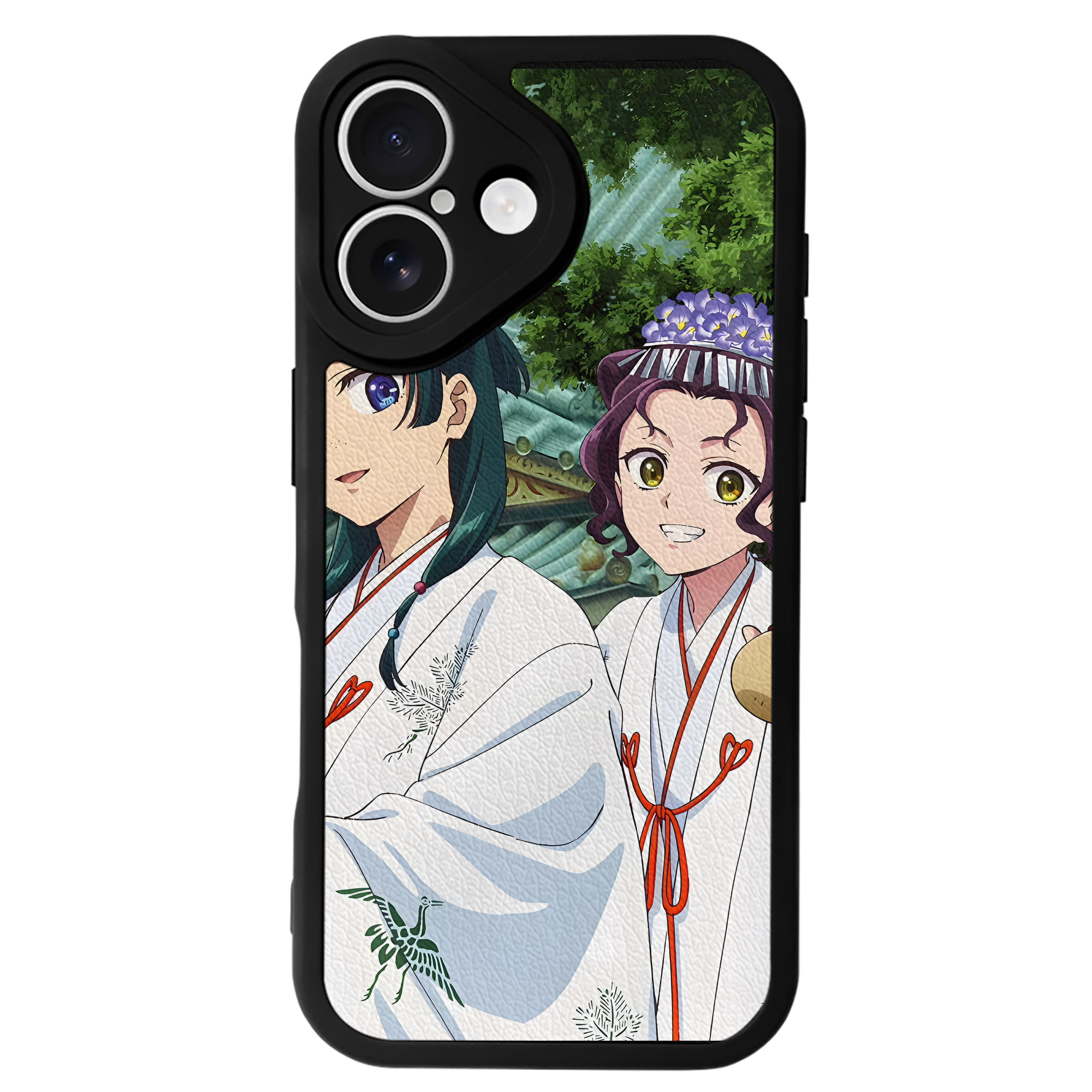 （画像用） 薬屋のひとりごと The Apothecary Diaries 【iPhone 16シリーズ対応】シリコンスマホケース（レザー調） 材質：シリコン
